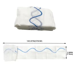 Hemostatic Kaolin Gauze Combat Emergency Trauma Z-Folded Soluble For Ifak Tactical Outdoor First Aid Kit Medical Wound Dressing
