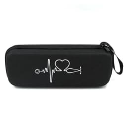 EVA Travel Portable Medical Stethoscope Storage Box First Aid Kit Mesh Pockets Case for 3M Littmann Cardiology III Stethoscope