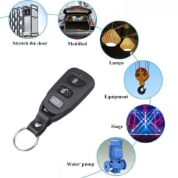 433 MHz 4 Channel Clone RF Remote Control Copier Keychain Electric Copier Controller for Car Garage Door Opener
