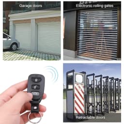 433 MHz 4 Channel Clone RF Remote Control Copier Keychain Electric Copier Controller for Car Garage Door Opener