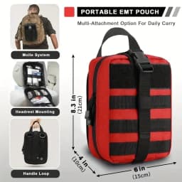 Outdoor First Aid Bag EDC Molle Medical Kit IFAK Survival Emergency Pack EDC Travel Fishing Camping Hiking Hunting Accessories