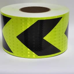 4Inch Arrow Reflective Tapes Conspicuity Waterproof Safety Caution Reflectors Warning Stickers DIY 1Meters For Car Truck Vehicle