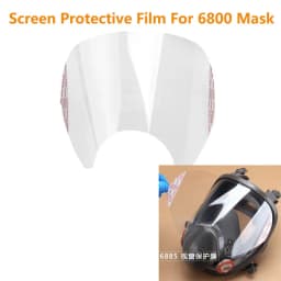 Scratch Resistant Protective Film For 3M 6800 Gas Respirator Full Face Mask Window Screen Protector Painting Spraying Mask