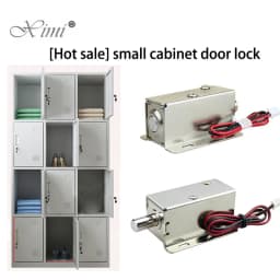DC 12V Mini Electric Bolt Lock Fail Safe Stainless Steel Solenoid Electric Door Lock 2 Wires Lock Easy to Install