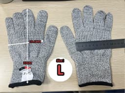 HPPE Level 5 Safety Anti Cut Gloves High-strength Industry Kitchen Gardening Anti-Scratch Anti-cut Glass Cutting Multi-Purpose