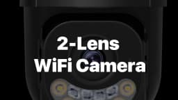 External Wifi PTZ Camera Dual Lens 2.4Ghz&5Ghz WiFi Outdoor IP Camera Auto Tracking Security Protection CCTV Surveillance ICsee