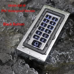 RFID Metal Access Control EM Card Reader Keypad 2000 User 125KHz Card Reader Keypad Key Fobs Standalone Door Access Controller
