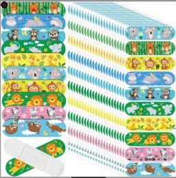 10Pcs Aesthetic Starry Sky Color Cartoon Unicorn PE Band Aid Waterproof Breathable Elastic Kid Hemostatic Bandage Dressing Patch