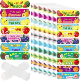10Pcs Aesthetic Starry Sky Color Cartoon Unicorn PE Band Aid Waterproof Breathable Elastic Kid Hemostatic Bandage Dressing Patch