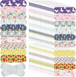 10Pcs Aesthetic Starry Sky Color Cartoon Unicorn PE Band Aid Waterproof Breathable Elastic Kid Hemostatic Bandage Dressing Patch