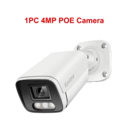 8MP 4K POE IP Camera Audio Outdoor H.265 Onvif Metal Bullet CCTV Home 4MP Color Night Vision Security Camera