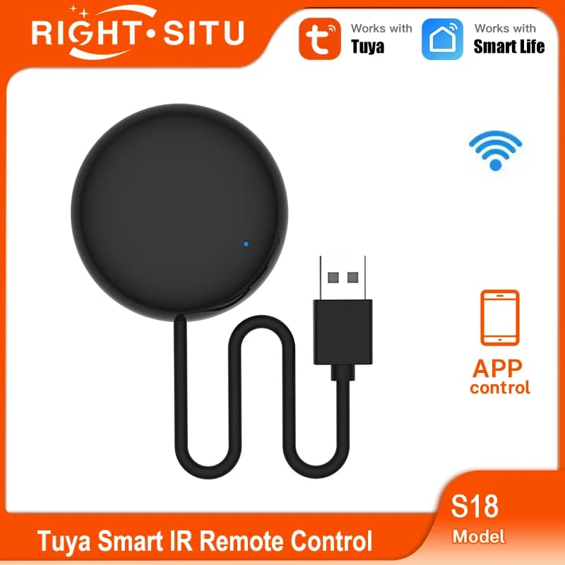 Tuya WiFi IR Remote Control Smart Universal for TV Air Conditioner Alexa Remote Control Work with Google Home Yandex Google