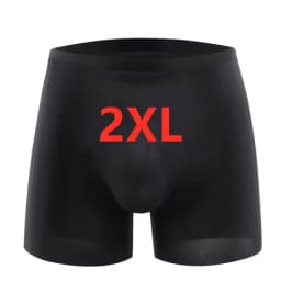 3pcs Ice Silk Men's Underwear Boxer Briefs For Men 3D Ultra Thin Comfortable Breathable QuickDrying Panties