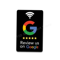 Google Reviews NFC Cards Boost Your Reviews PVC Material Durable