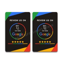 Google Reviews NFC Cards Boost Your Reviews PVC Material Durable