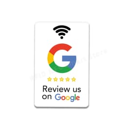 Google Reviews NFC Cards Boost Your Reviews PVC Material Durable