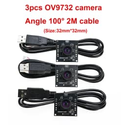 GXIVISION OV9732 30FPS 2M Cable 100 Degree USB Camera Module,3pcs OV2735/IMX179/OV2710 Compatible For Autodarts.io Scoring
