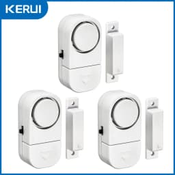 KERUI Door Window Sensor Independent Opening Magnetic Door Sensor 90db Wireless Security Alarm