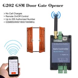 G202 GSM Gate 4PCS Garage Barrier Shutter Door Opener FREE Call Remote Control Controller Electronic Lock Relay Switch