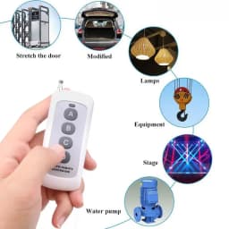 433Mhz Wireless RF Remote Control 1527 Learning Code Transmitter 2 4 6 8 Keys Long Range For Smart Home Garage Door Opener