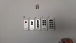 433Mhz Wireless RF Remote Control 1527 Learning Code Transmitter 2 4 6 8 Keys Long Range For Smart Home Garage Door Opener
