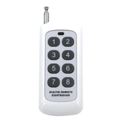 433Mhz Wireless RF Remote Control 1527 Learning Code Transmitter 2 4 6 8 Keys Long Range For Smart Home Garage Door Opener