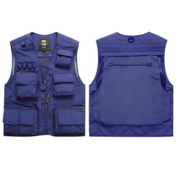 Hi Vis Workwear Safety Vest with Multi Pocket Emergency Rescue Volunteers Communication Safety Jacket Outdoor Work Clothing