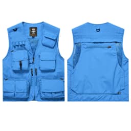 Hi Vis Workwear Safety Vest with Multi Pocket Emergency Rescue Volunteers Communication Safety Jacket Outdoor Work Clothing