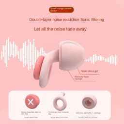 NEW Silicone Earplug Sleep Noise Ear Plug Canceling Noise Reduction Soundproof Anti Soft Slow Rebound Protection Ears Foam