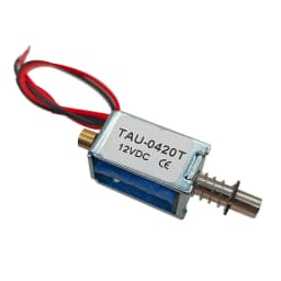 TAU-0420 Electromagnetic Lock DC 6V 12V Magnetic Lock Electric Lock 0.85A 1.8A Lock Linear Solenoid