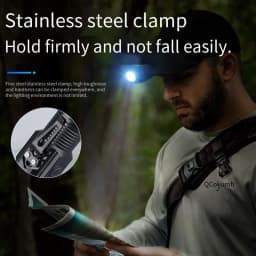 New Ultra Powerful Flashlight 3 Core LED Mini EDC Tactical Torch USB Rechargeable Outdoor Camping Fishing LED Hat Clip Lamp