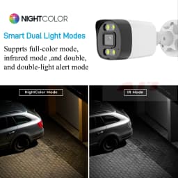4K Poe Video Surveillance IP Camera Onvif Audio 48V POE/DC 12V 3MP/4MP/5MP/8MP AI Color Night Bullet WaterProof Security Camera