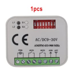 Tuya WIFI Garage RF Smart Receiver 300-900MHz 433.92 868mhz 2CH Universal Garage Door Gate Opener Controller For Alexa