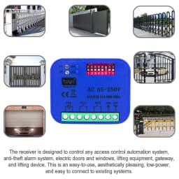 Tuya WIFI Garage RF Smart Receiver 300-900MHz 433.92 868mhz 2CH Universal Garage Door Gate Opener Controller For Alexa