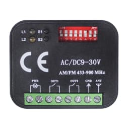 Tuya WIFI Garage RF Smart Receiver 300-900MHz 433.92 868mhz 2CH Universal Garage Door Gate Opener Controller For Alexa