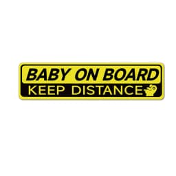 Baby On Board Magnetic Reflective Sticker for Car Safety Warning Reflector Tape Decal Car Accessories Exterior Reflector Sticker