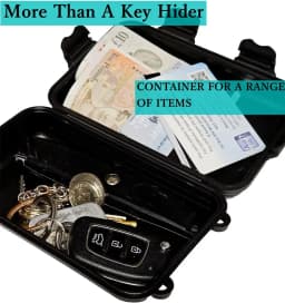 Magnetic Keychain Storage Box Under The Car Multifunctional Hidden Waterproof Key Bag Spare Key GPS Locator Magnetic Storage Box