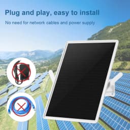 LS VISION Solar Powered WiFi Extender Signal Booster Outdoor Waterproof, Extends Coverage Up to 500ft Compatible with 2.4G WiFi
