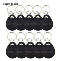 10/20pcs 125KHz Read-Only RFID TK4100 EM4100 Proximity Keyfobs Smart Secure Door Entry Access Control ID Keychain Token Tag