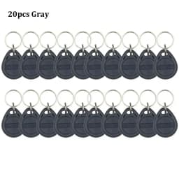 10/20pcs 125KHz Read-Only RFID TK4100 EM4100 Proximity Keyfobs Smart Secure Door Entry Access Control ID Keychain Token Tag