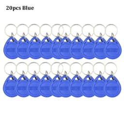 10/20pcs 125KHz Read-Only RFID TK4100 EM4100 Proximity Keyfobs Smart Secure Door Entry Access Control ID Keychain Token Tag