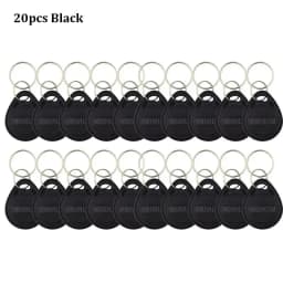 10/20pcs 125KHz Read-Only RFID TK4100 EM4100 Proximity Keyfobs Smart Secure Door Entry Access Control ID Keychain Token Tag