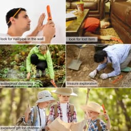 New High QualityHandheld Metal Detector GP-pointer Waterproof Positioning Rod Detecting With Bracelet LED Lights