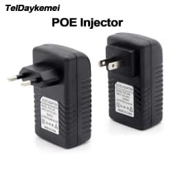 POE Injector 12V 15V 24V 48V EU US Plug For CCTV IP Camera Power Supply Ethernet Adapter Phone AP