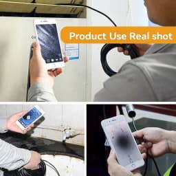 5.5/8MM TYPE-C Android Endoscope Camera IP67 Waterproof 6 LED Adjustable Borescope Mini Camera for Pipeline Inspection