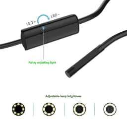 5.5/8MM TYPE-C Android Endoscope Camera IP67 Waterproof 6 LED Adjustable Borescope Mini Camera for Pipeline Inspection