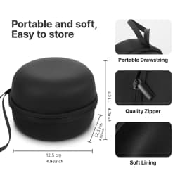 Hard Shell Shockproof Protective Storage Bag Carrying Case for Electronic Shooting Earmuff - Hard Storage Travel Protective Carr