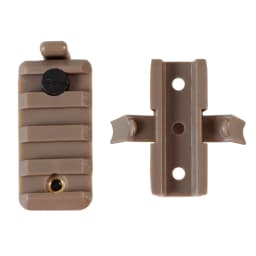 BOOIU Tactical Helmet Rail Slider Airsoft Helmet Rail Slider Mount Accessories Flashlight Clip Multifunctional Helmet Adapter