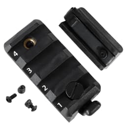 BOOIU Tactical Helmet Rail Slider Airsoft Helmet Rail Slider Mount Accessories Flashlight Clip Multifunctional Helmet Adapter