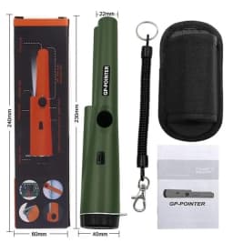 New 2024 Handheld Metal Detector GP Pointer Precise Positioning Treasure Hunt Waterproof Locator Pole LED Light